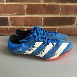 Adidas Springstar M Glory Blue/White/Solar Red Track/Field Cleat Men's US 10 M